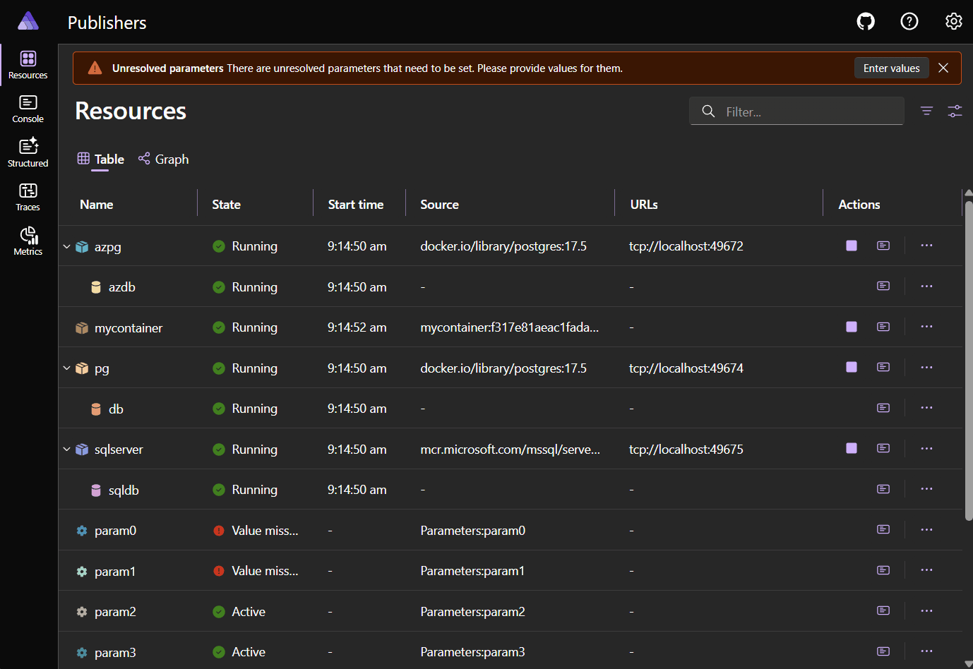 Recording of using the interaction service in the dashboard.